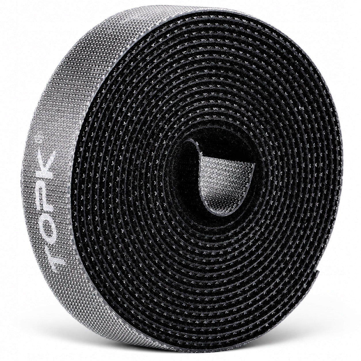 Velcro tape cable organizer band 2M TOPK black