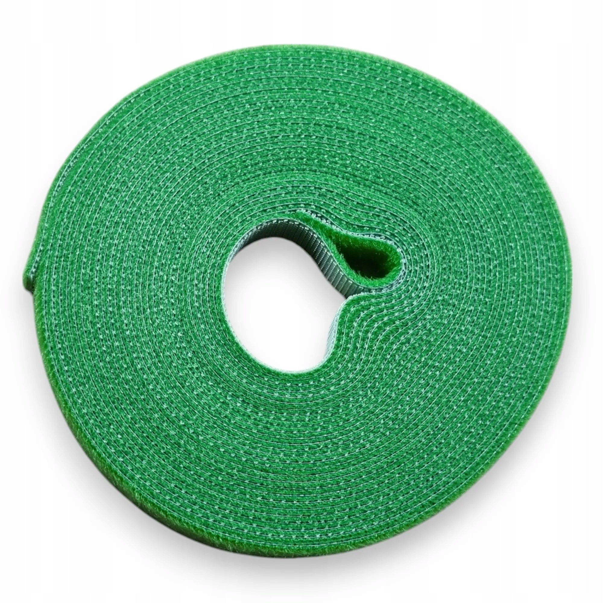 Velcro tape for flowers and plants 500cm 5m green