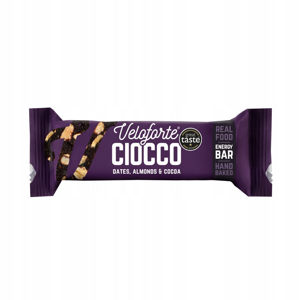 Veloforte Ciocco 55 g energy bar with dates, almonds and cocoa