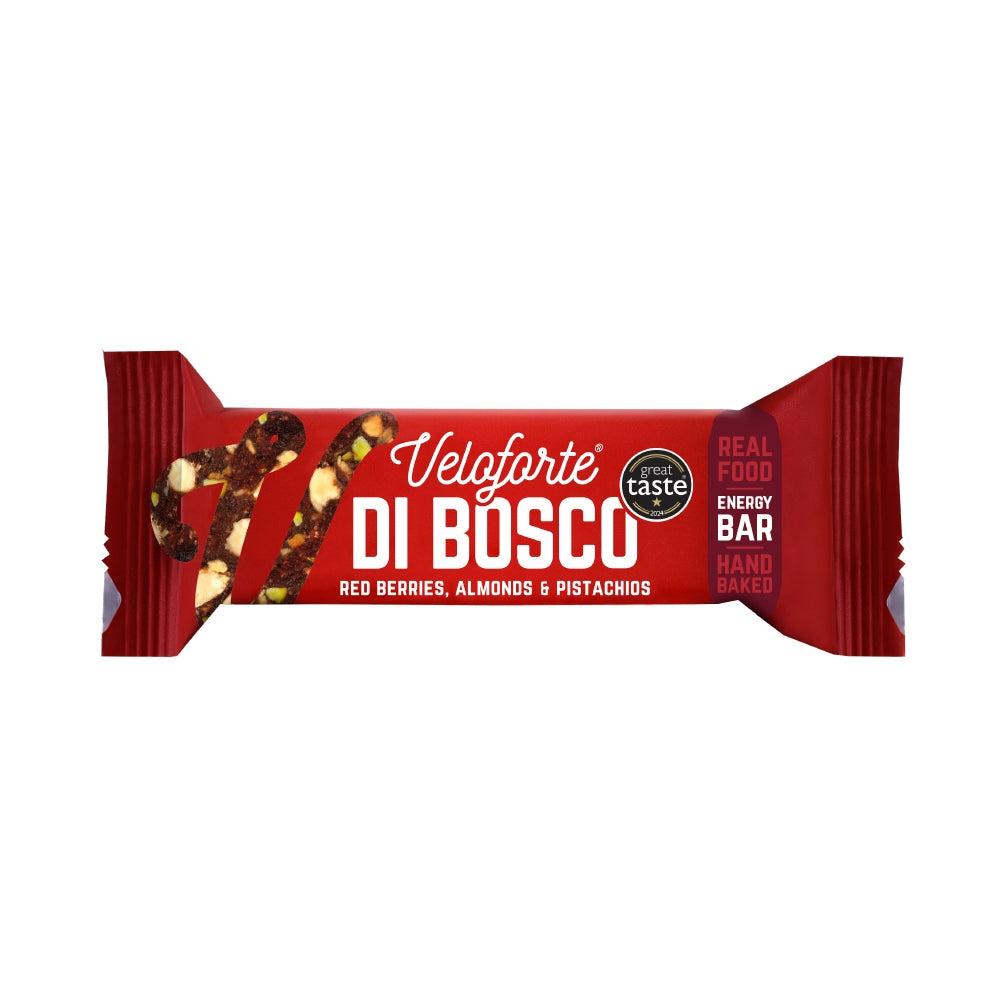 Veloforte Di Bosco 55 g energy bar with fruit, almond pistachios