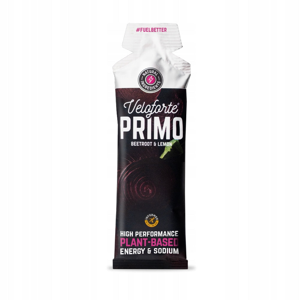 Veloforte Primo Gel 33 g natural energy gel beet and lemon juice