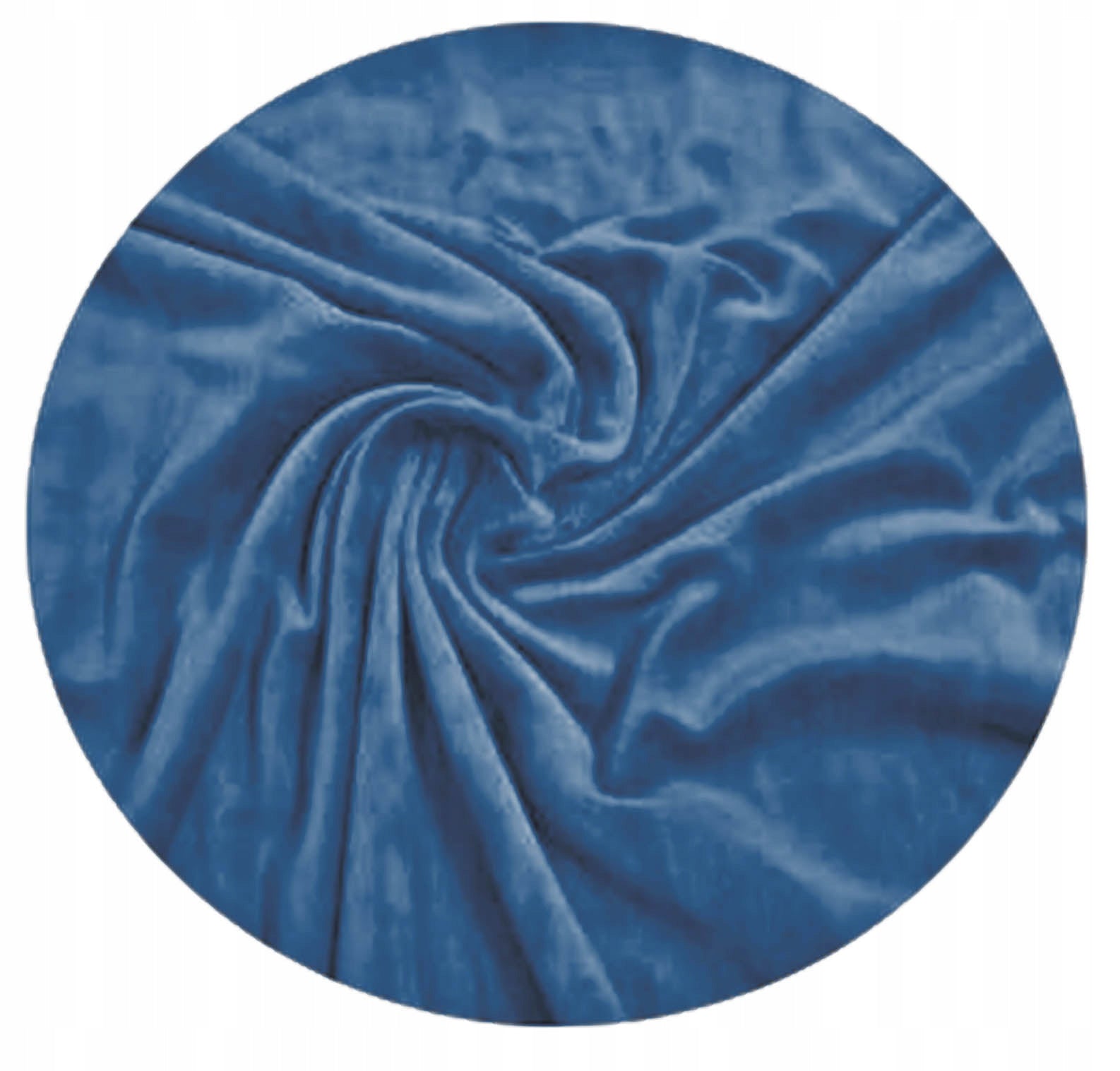 Velour Bed for Cat Dog Bedding Couch Playpen 100x75 cm Blue Trade name Legowisko WELUROWE Royal Dog