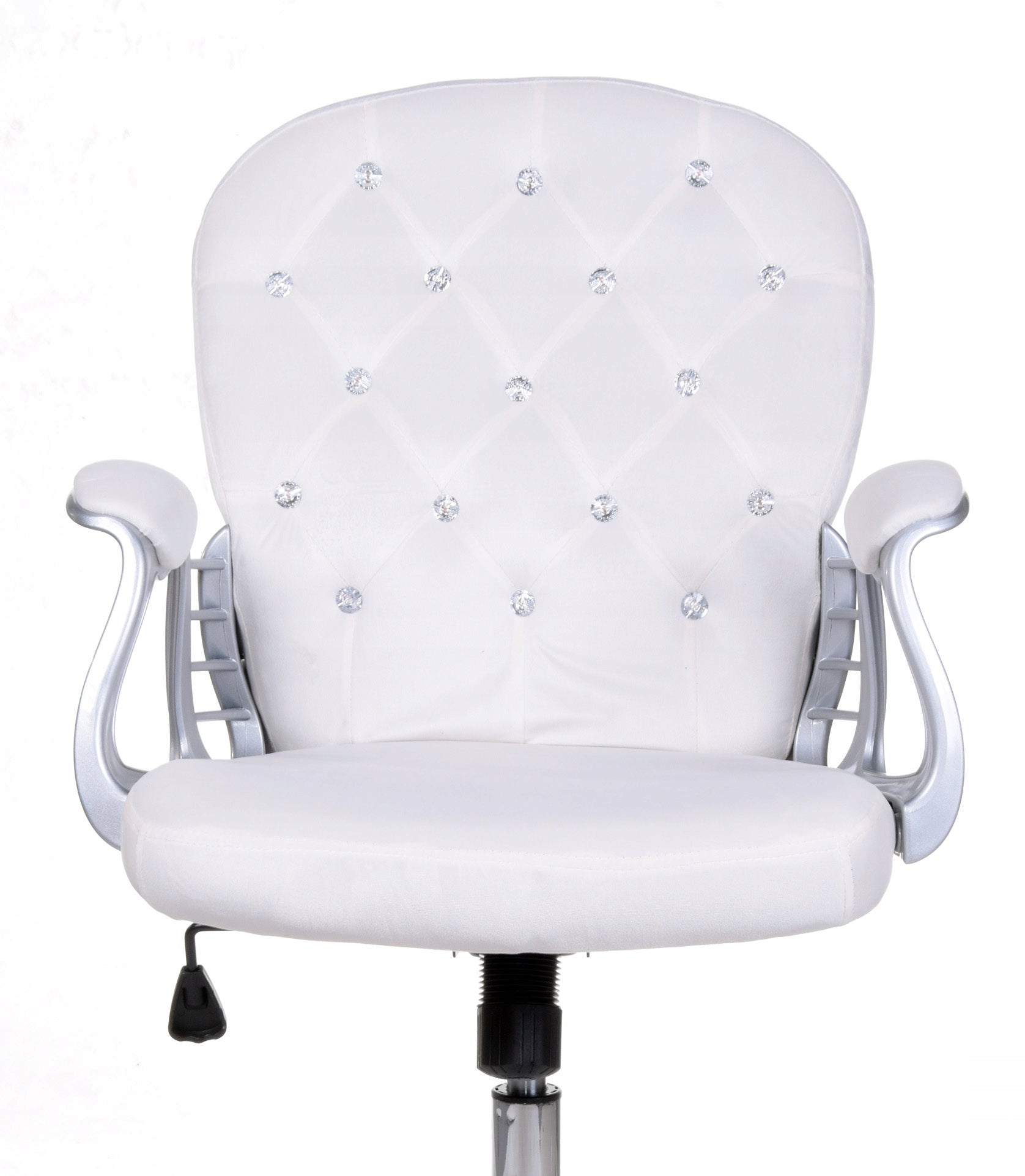 Velour office chair WHITE GIOSEDIO crystals Manufacturer code FMA002