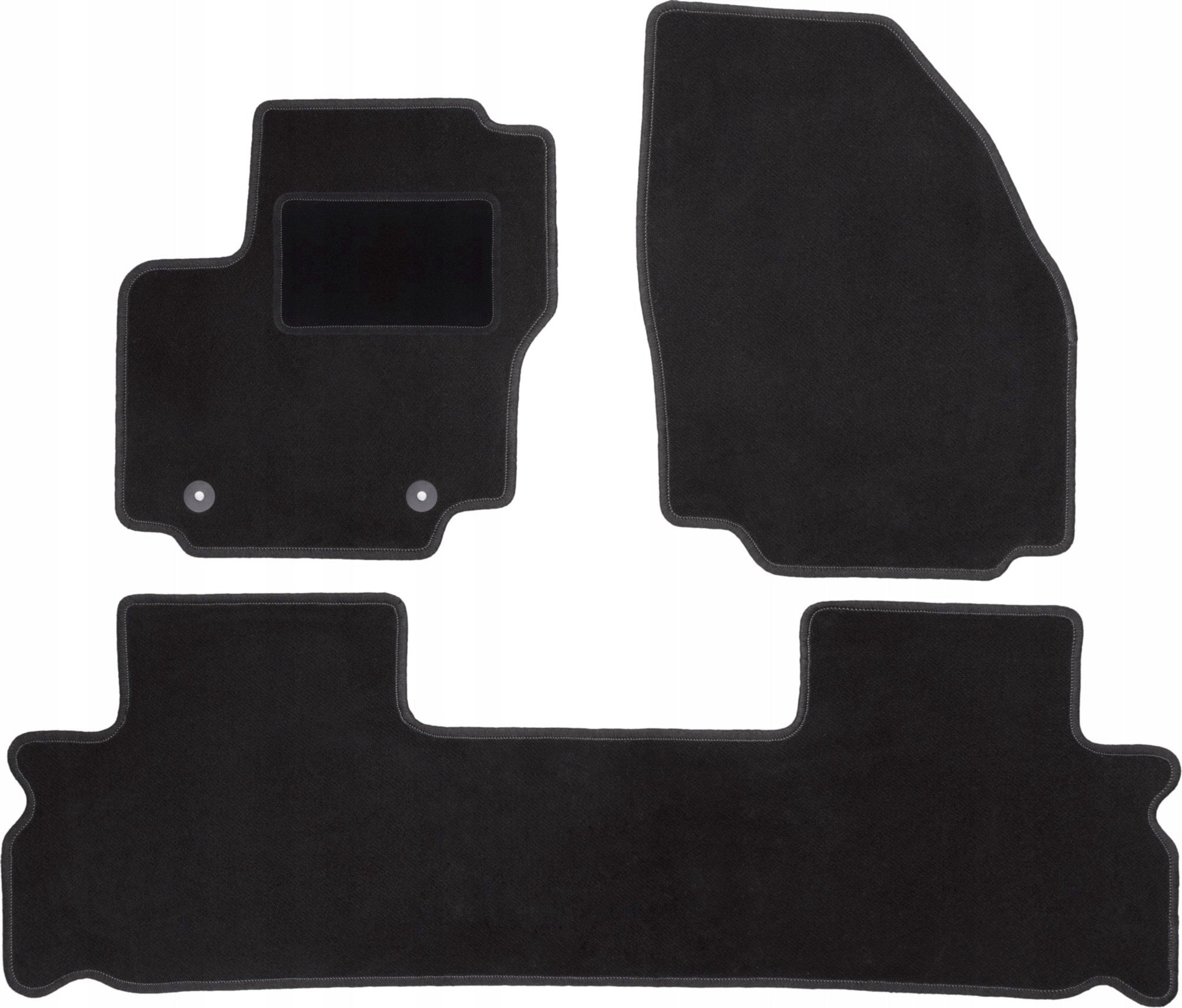 Velour rugs for: Ford S-MAX MK1 minivan (2006-2012)