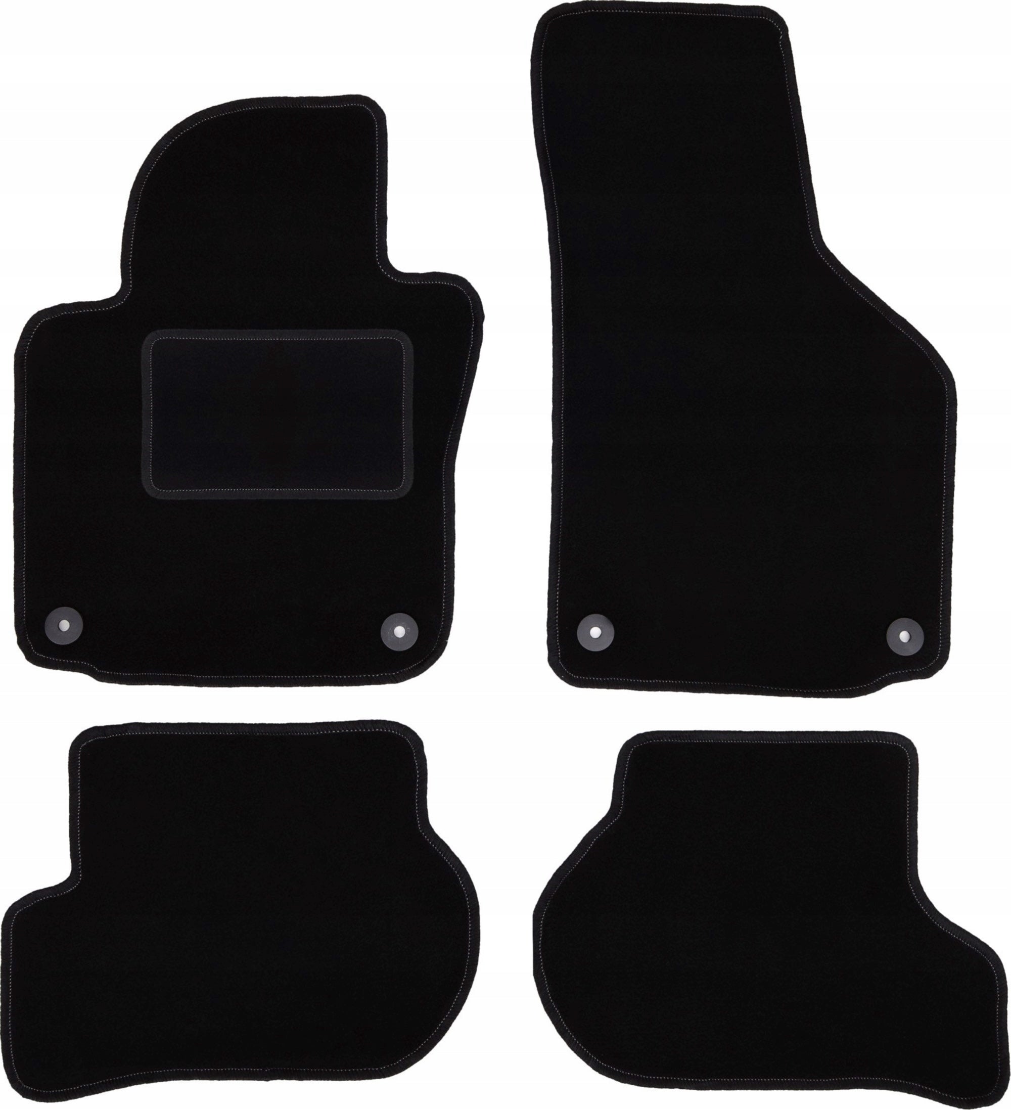 Velour rugs for: Volkswagen Golf V VI Skoda Octavia II
