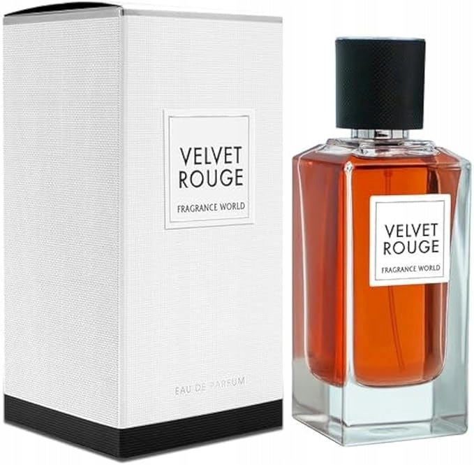 Velvet Rouge Fragrance World – Unisex Perfume 100ml