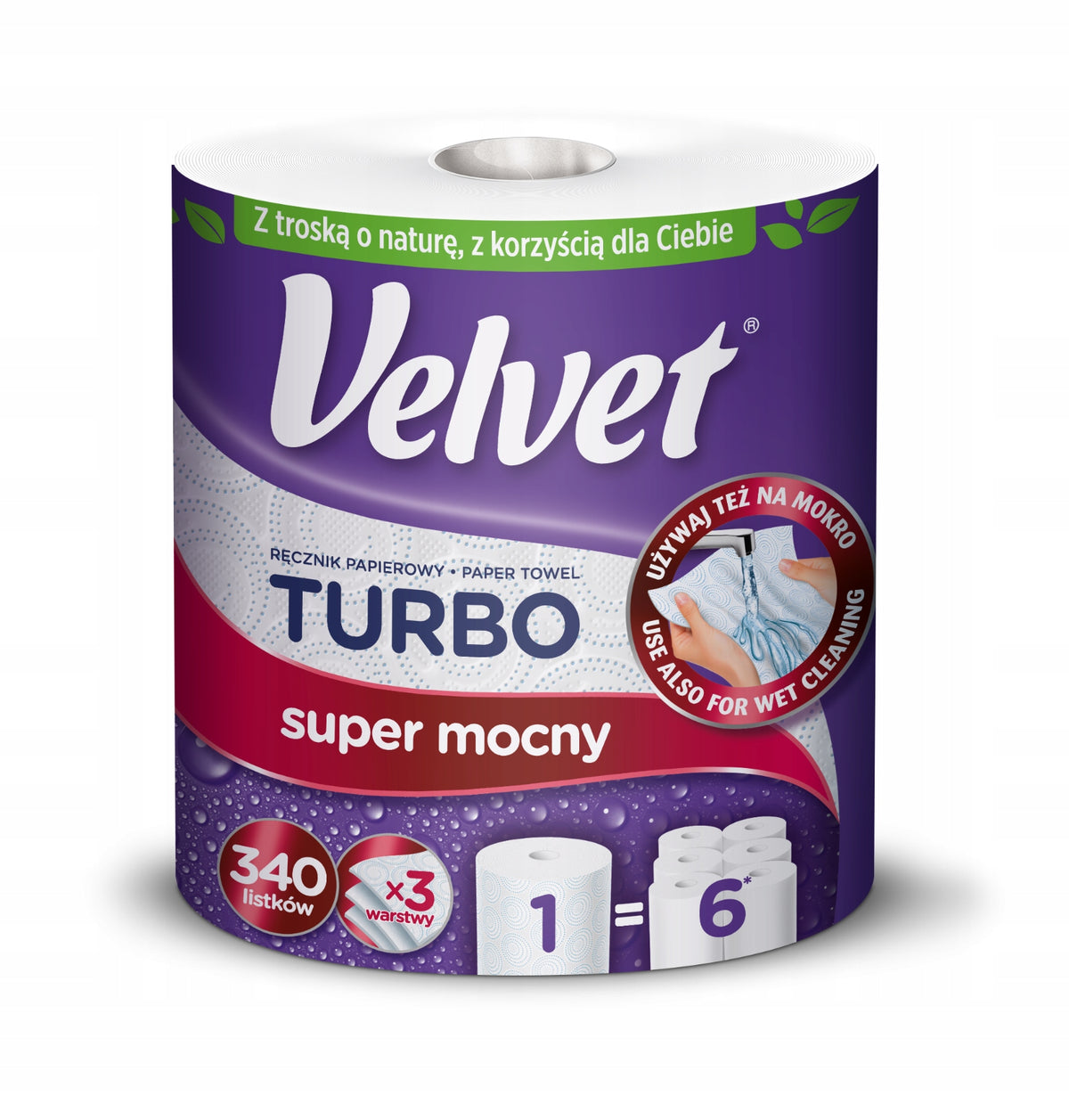 Velvet paper towel (3-ply) Turbo