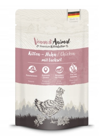 Venandi Kitten Chicken with Salmon Oil 125g