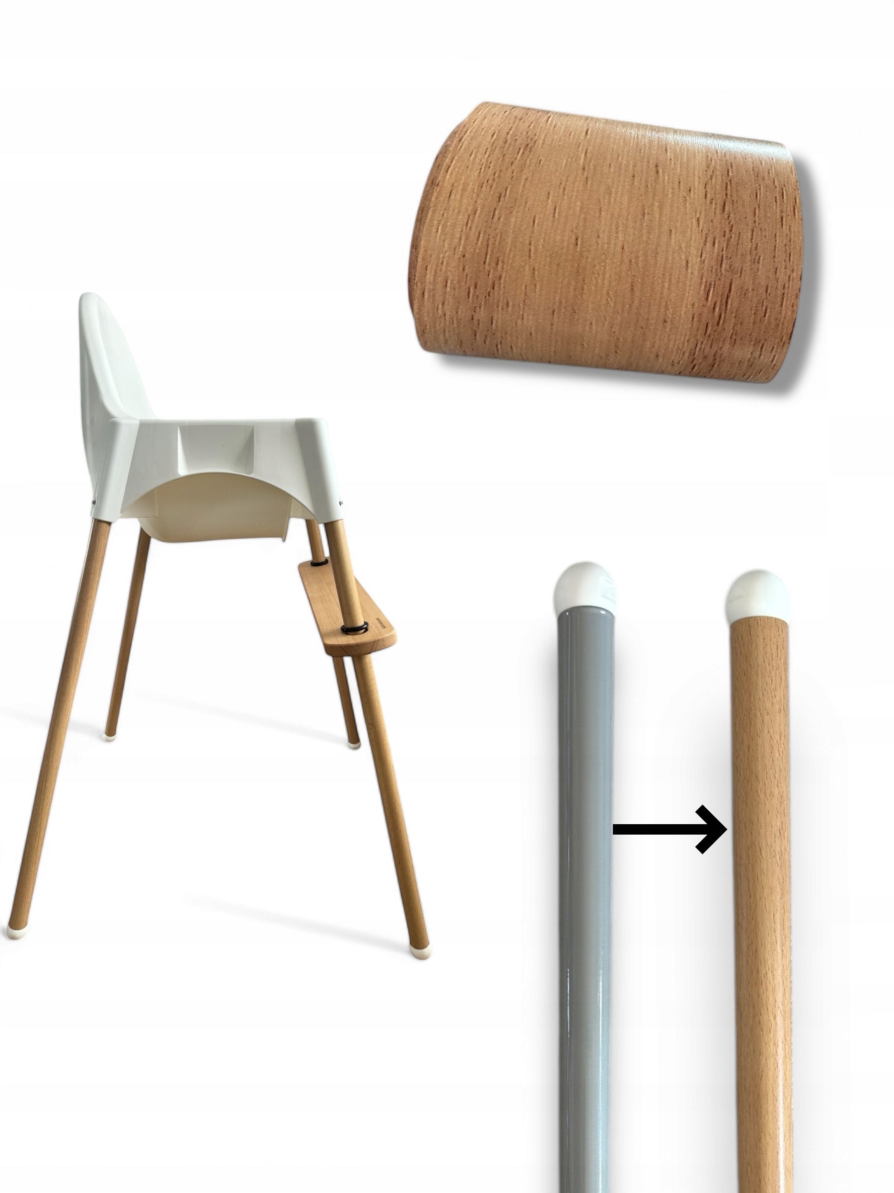 Veneer for chair legs Ikea Antilop! - BUK