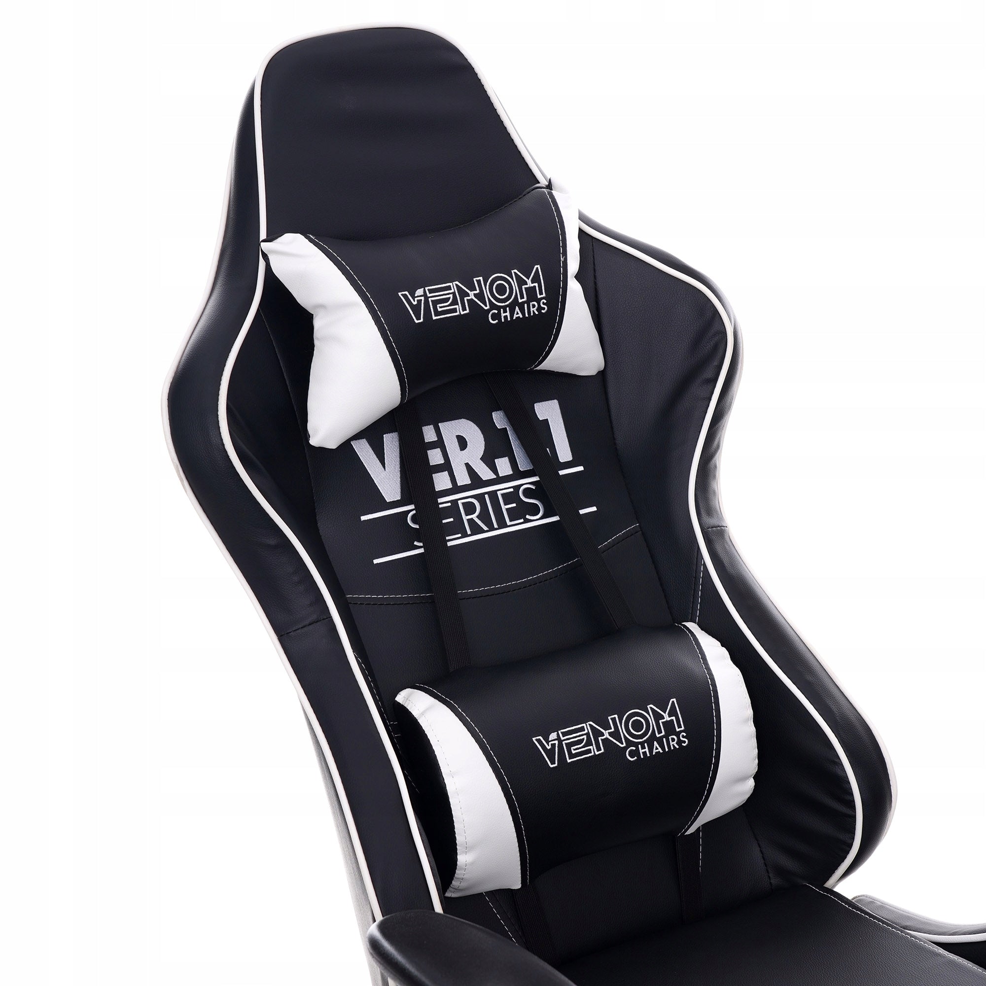 Venom Chairs VER 1.1 gaming chair for player WHITE Manufacturer code VER 1.1