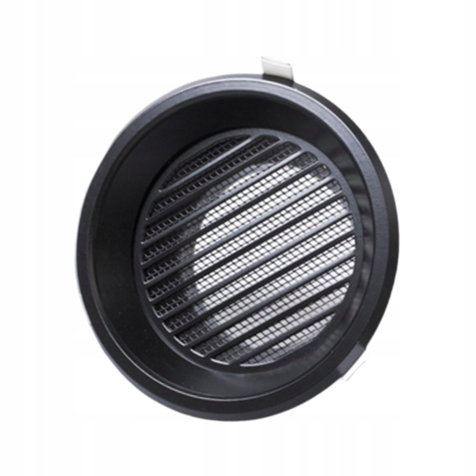 Vent Duct Cover Air Outlet ,Easy to Install, Vent Cap, Aluminum Alloy black Dominant color black