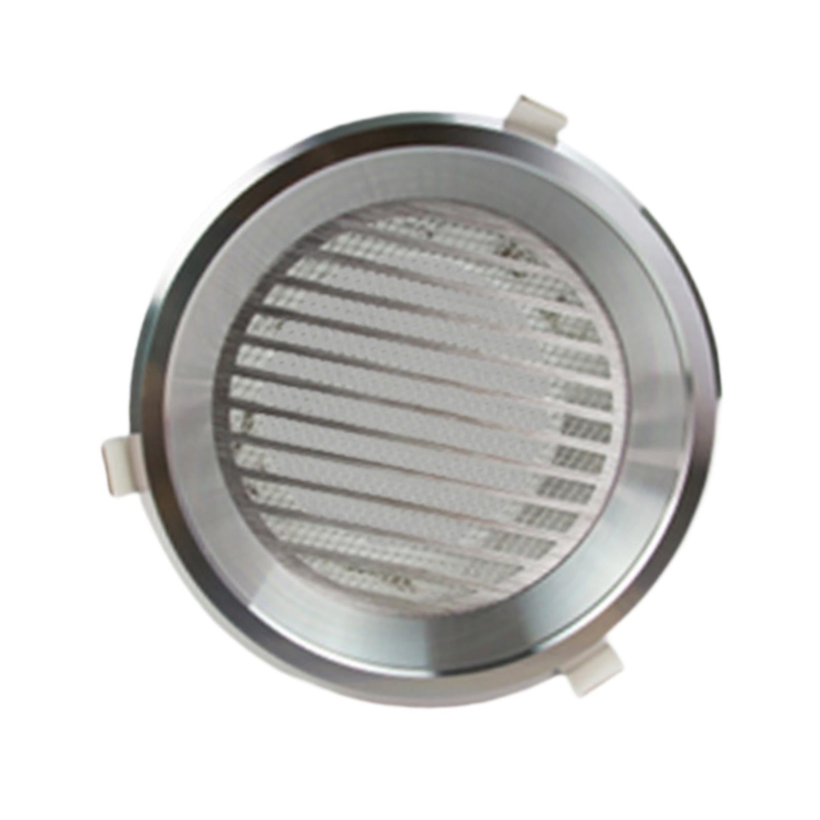Vent Duct Cover Air Outlet ,Easy to Install, Vent Cap, Aluminum sliver Batteries included no