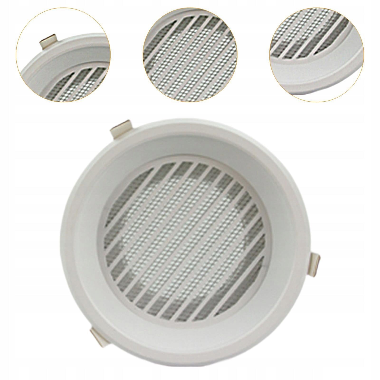 Vent Duct Cover Aluminum Alloy Return Filters Grille Ceiling Vent white Type air conditioner