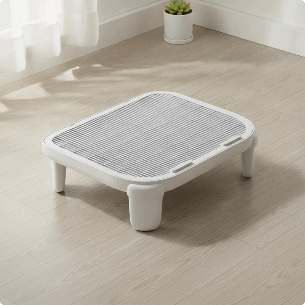 Ventilated Cat Litter Enclosure Mat | Easy to Clean, Washable, Upgraded E