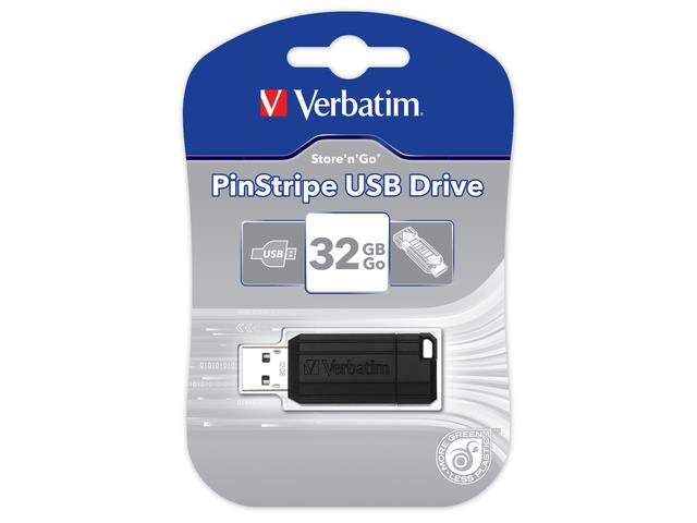 Verbatim 32GB PinStripe USB 2.0