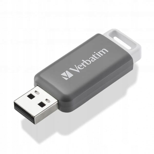 Verbatim DataBar flash disk USB 2.0 128GB grey Manufacturer code 49456
