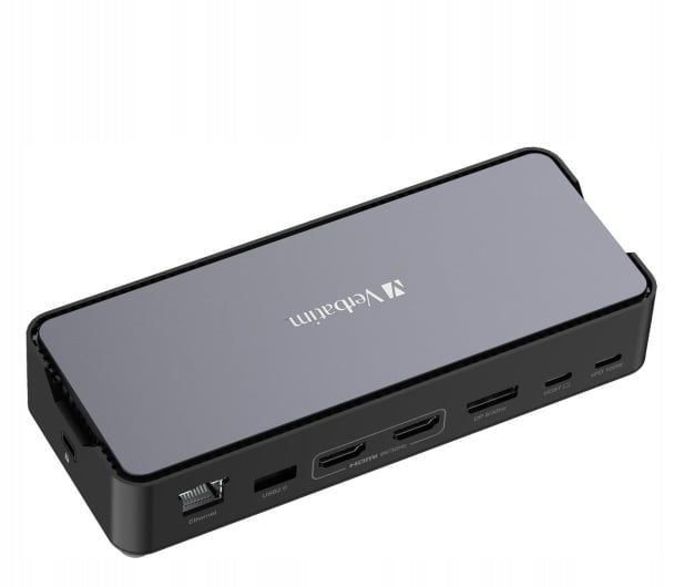 Verbatim USB-C Pro 2xHDMI DP RJ45 4xUSB 4xUSB-C SD microSD audio Manufacturer Verbatim