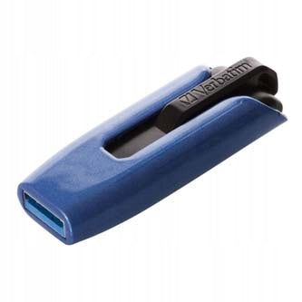 Verbatim USB flash disk USB 3.0 128GB V3 MAX StoreNGo blue 49808 USB A Color gray