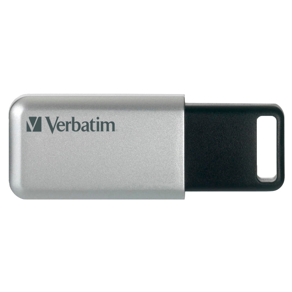 Verbatim USB kľúč Secure Pro USB 3.0 32 GB, strieborný, AES 256-bit Color silver