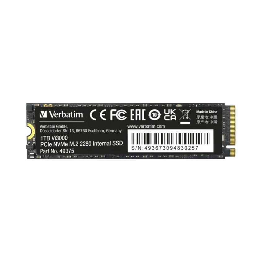 Verbatim Vi3000 1TB M.2 PCIe SSD