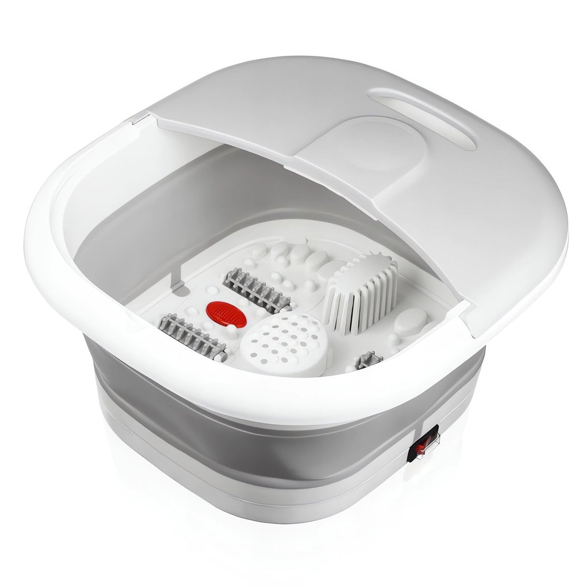 Verk 27510 Skládací masážní přístroj na nohy, 500W, šedý