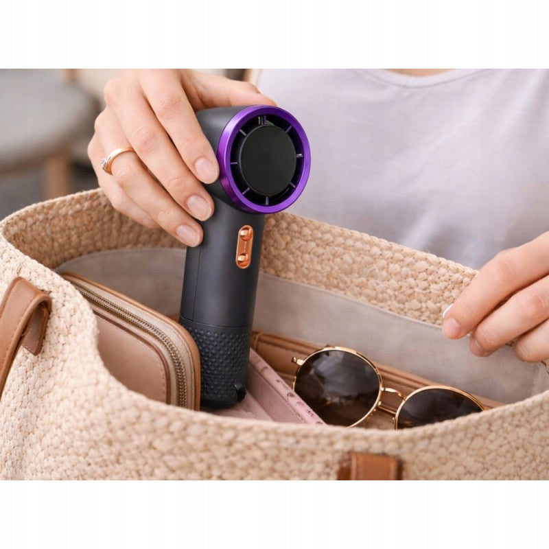 Verk 27708 Ruční mini ventilátor, USB, 5 W, černý Manufacturer code 27708_CZ