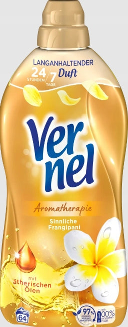 Vernel Aromatherapy SENSUAL FRANGIPANI softener 64 1,6l German