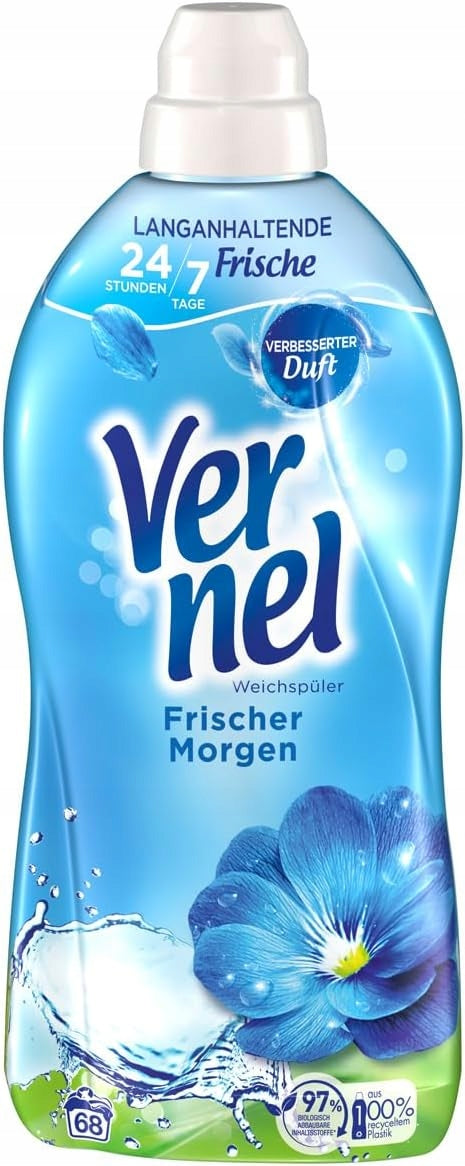 Vernel FRISCHER MORGEN FABRIC SOFTENER FRESHNESS 68p 1,7 l GERMAN