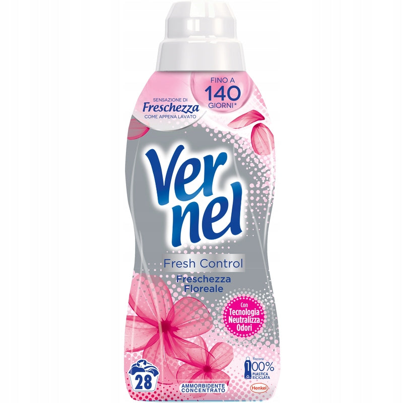 Vernel Fresh Control Floral Freshness, 28 Washes, 700 ml – Rinse Liquid