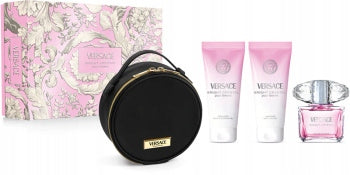 Versace Bright Crystal EDT 90ml + Balm 100ml + Gel 100ml + Cosmetic Bag