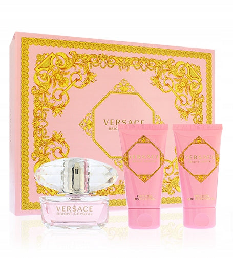 Versace Bright Crystal dárková sada pro ženy toaletní voda 50 ml + tělové m