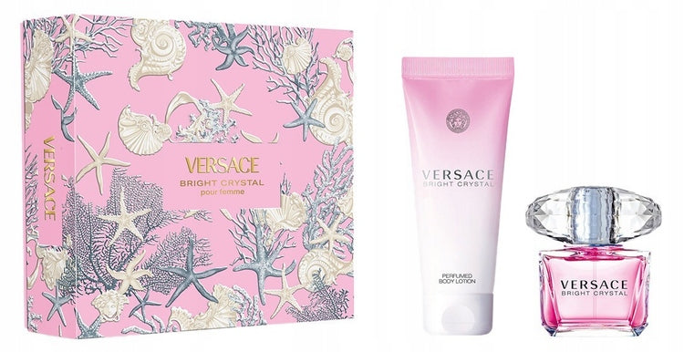Versace Bright Crystal eau de toilette EDT 90 ml + Balsam 150 ml Set Packaging status original