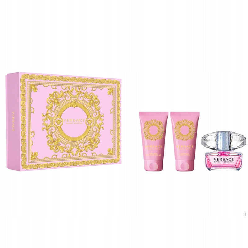 Versace Bright Crystal set eau de toilette spray 50ml shower gel