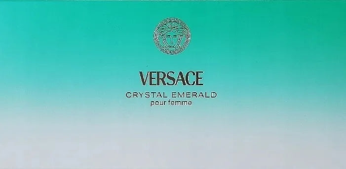 Versace Crystal Emerald EDP 5ml + Body Lotion 25ml + Shower Gel 25ml SET Packaging status original