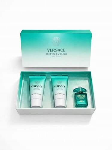 Versace Crystal Emerald EDP 5ml + Body Lotion 25ml + Shower Gel 25ml SET