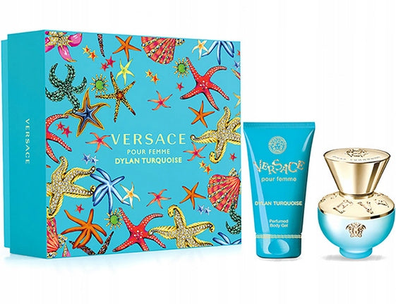 Versace Dylan Turquoise EDT 30 ml + gel 50 ml Set for women Brand Versace