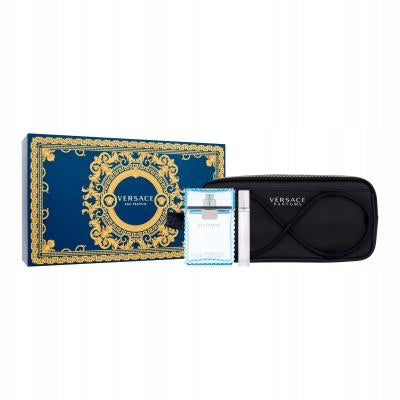 Versace Eau Fraiche 100+10ml EDT Eau De Toilette + Cosmetic Bag Men's Set Packaging status original