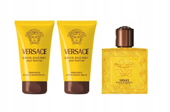 Versace Eros Energy EDP 50ml + Gel 50ml + Balm 50ml set for men Brand Versace