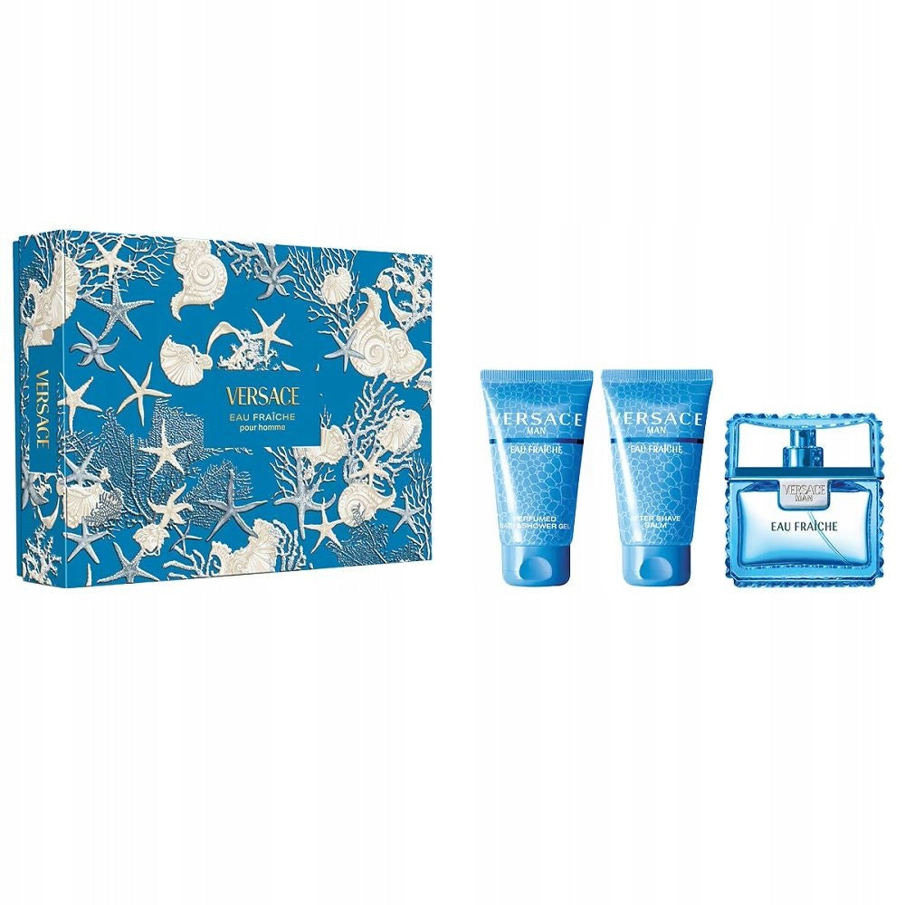 Versace Fraiche 50ml eau de toilette+50ml bath gel+50ml lotion
