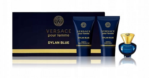 Versace Pour Femme Dylan Blue EDP 5ml + Shower Gel 25ml + Lotion 25ml