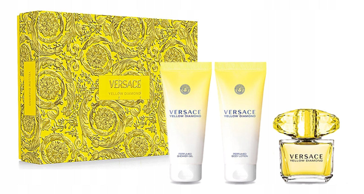 Versace Yellow Diamond Set eau de toilette 50ml + lotion 50ml + gel 50ml