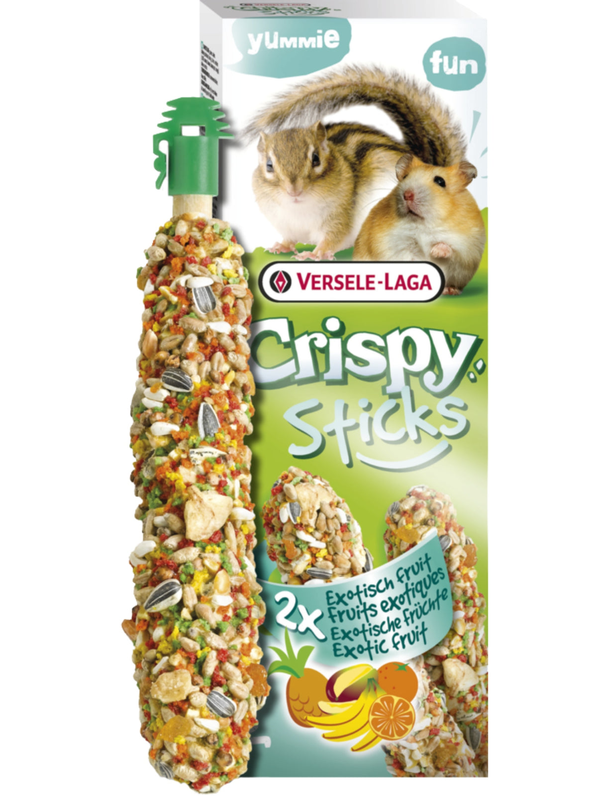 Versele Laga - Exotic Fruit Flasks for Hamsters and Squirrels, 110 g