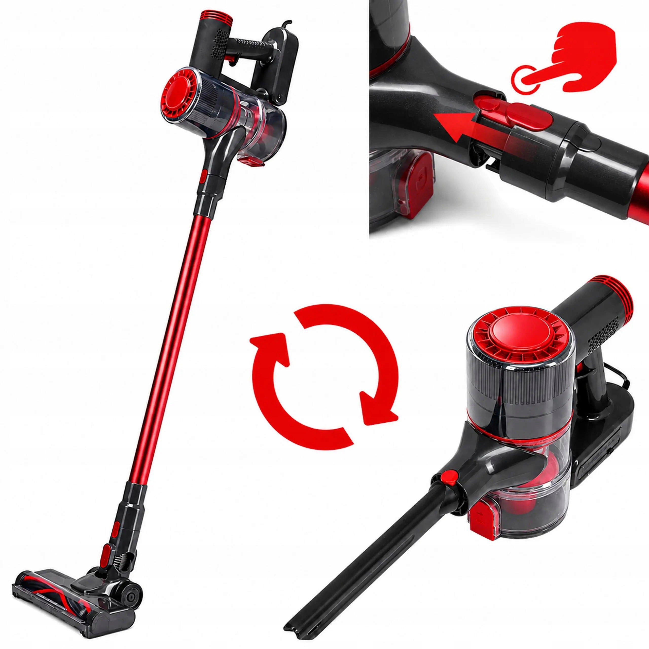 Vertical Handheld Bagless Vacuum Cleaner 2in1 400W Backlit LED Strong Prices Dominant color multicolor