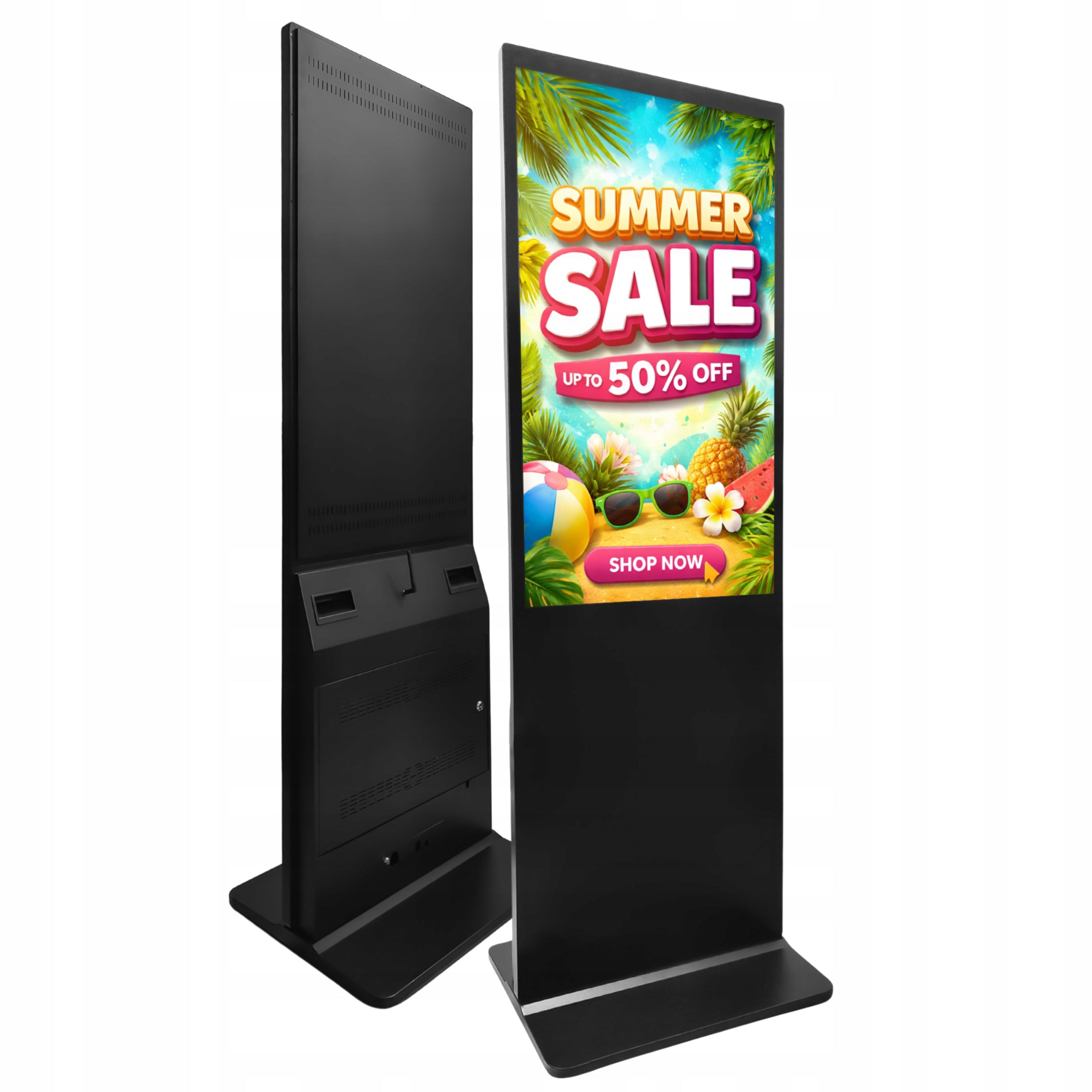 Vertical Standing Kiosk 55" Touch Metal Internal Totem Android, 4GB/32GB