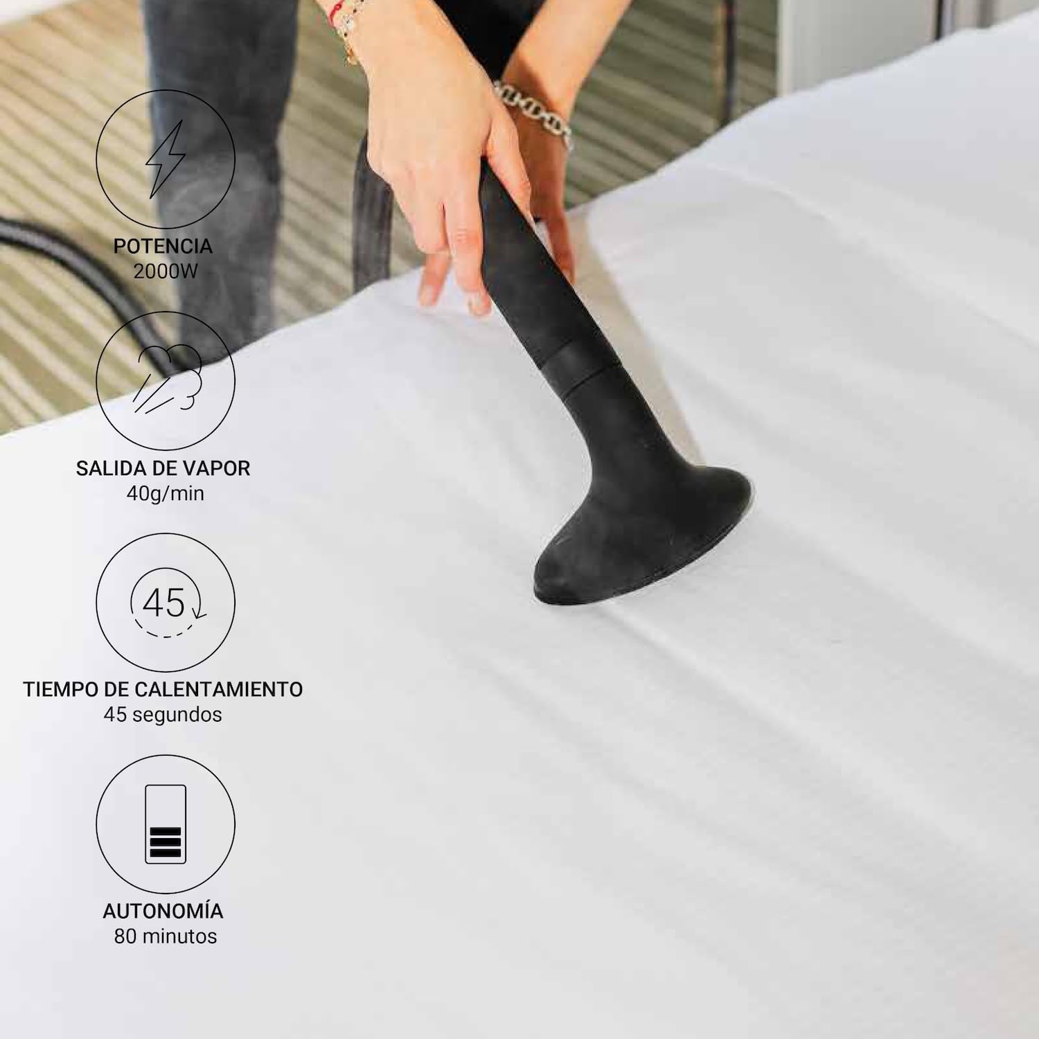 Vertical Steam Iron SteamOne T2000B 2000 W DESCRIPTION Certificates of conformity CE