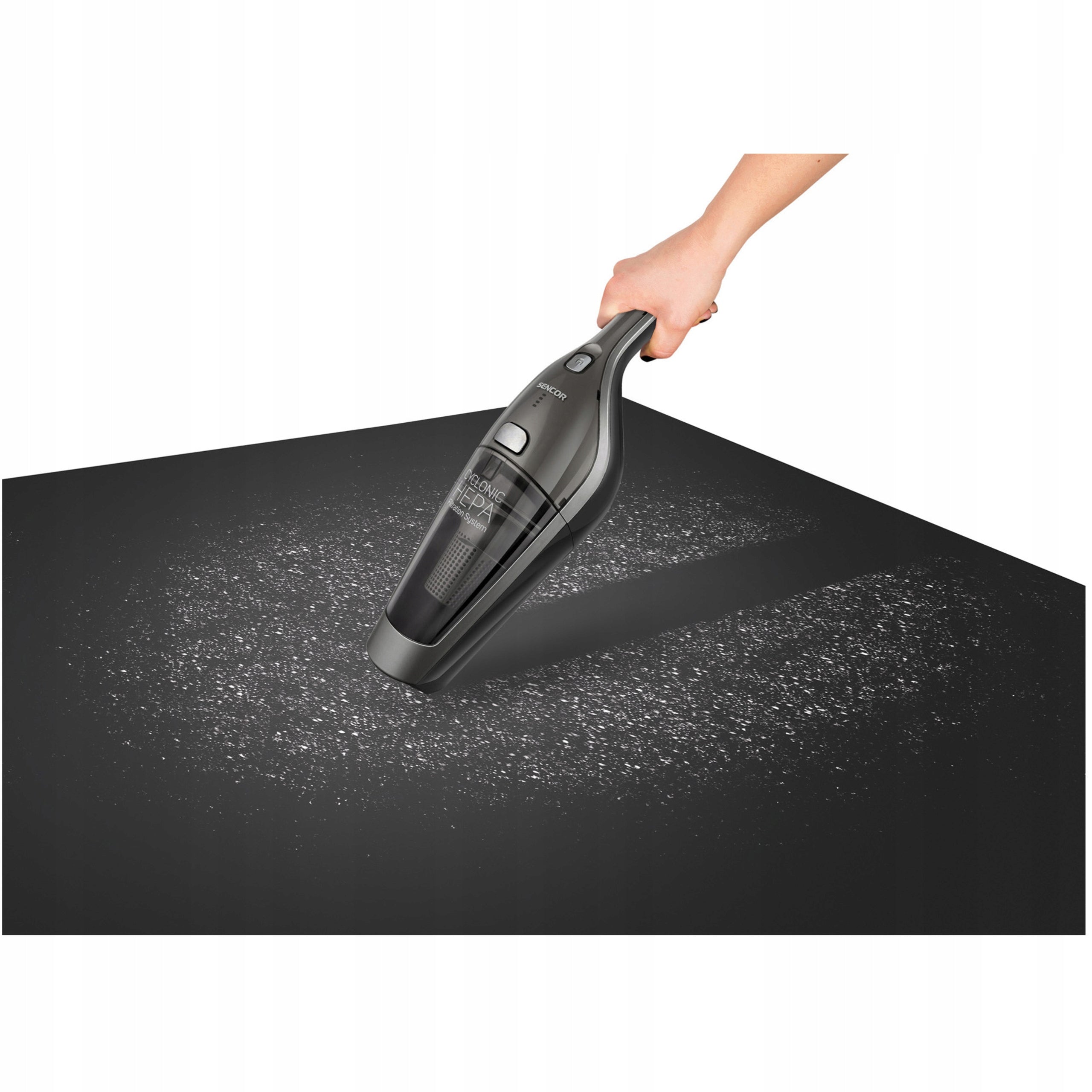 Vertical Vacuum Cleaner Sencor SVC 8668AT 3in1 POWERFUL 2200mAh HEPA MOP FUNCTION Dominant color black