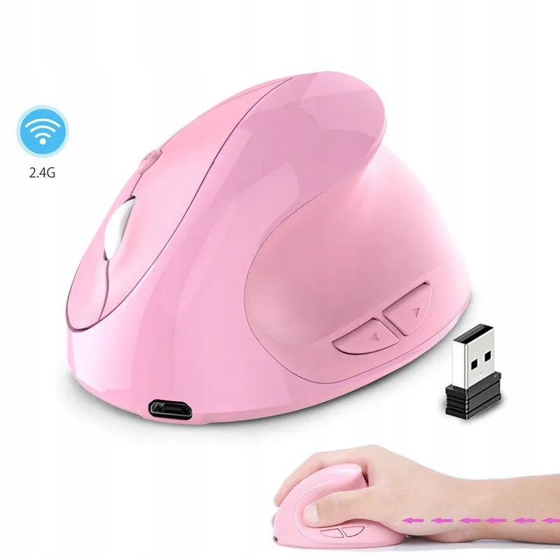 Vertical Wireless Mouse USB Mouse Ergonomic Rechargeable Manufacturer no brand
