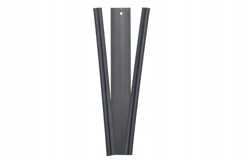 Vertical narrow fence strips 44-62mm 153x250cm RD05 Anthracite RAL 7016 Height 1.53 m