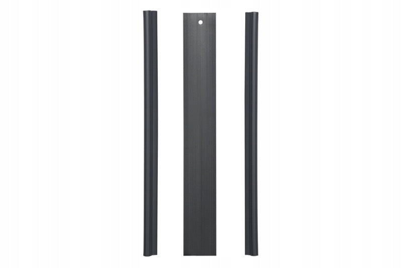 Vertical narrow fence strips 44-62mm 153x250cm RD05 Anthracite RAL 7016 Kind covers
