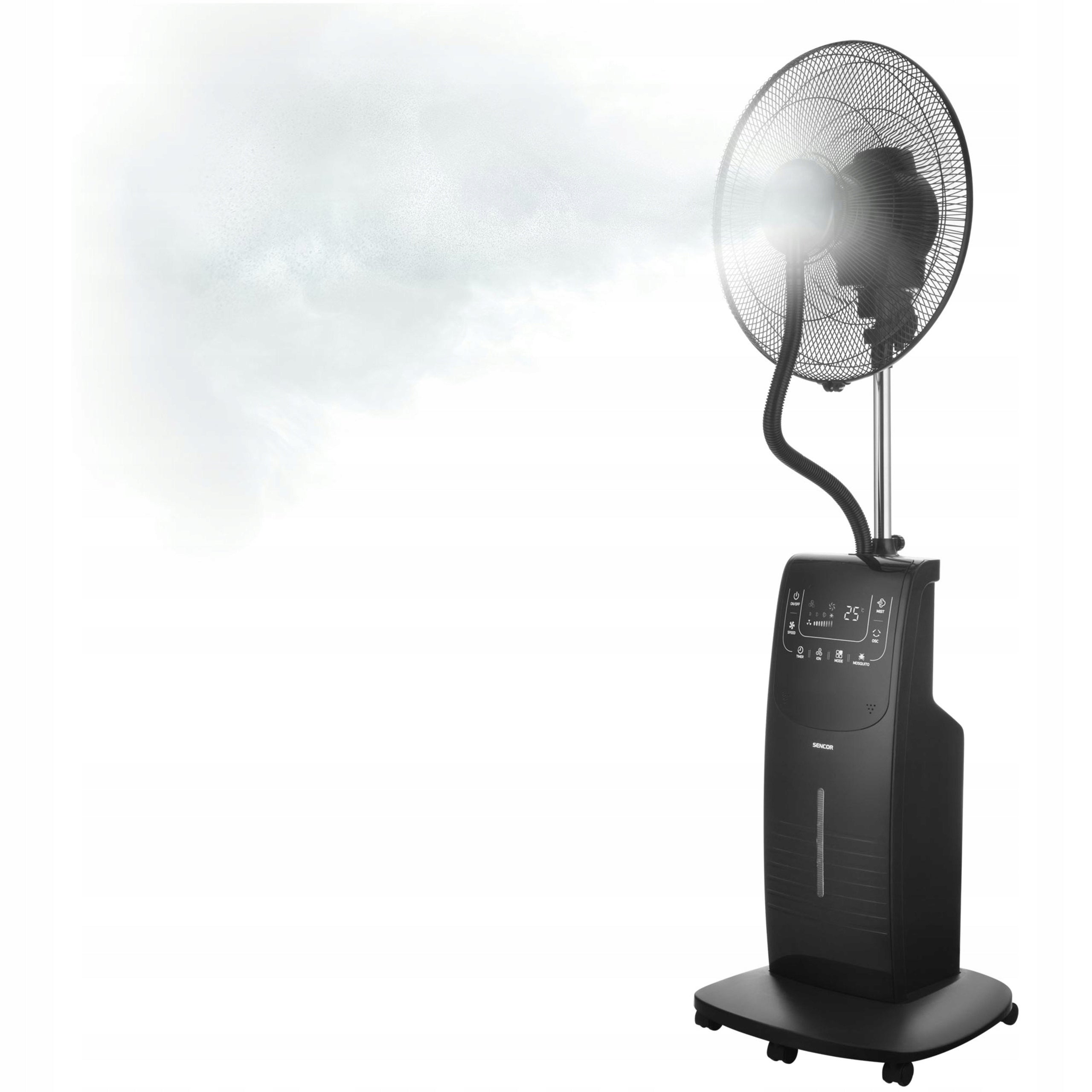Vertikální ventilátor Sencor SFN 1054BK 90 W 3 Rychlosti EFEKT MLHY 200 Dominant color black